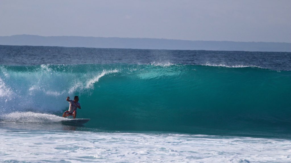 Les spots de surf en Guadeloupe : La chaise - La pointes des châteaux, Saint-François